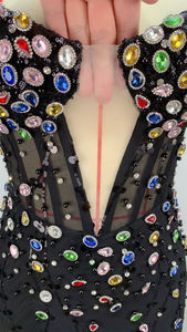 Di modo di Nuovo Disegno di Un Personaggio Famoso Night Club Partito Elegante Abito <span class=keywords><strong>Da</strong></span> <span class=keywords><strong>Sera</strong></span> Lungo - Product Image 4