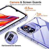 Funda Transparente de TPU con Airbag para Xiaomi Redmi A4 A3 PRO 14R 14C 13C 13R 12C 12 5G 10 10A 10C 9 9A 9C 9T 8 8A, Antigolpes y Suave
