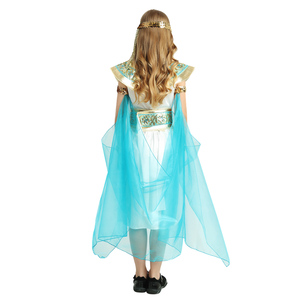 Halloween Cosplay Party Dress for Kids White <strong>Egyptian</strong> Little Princess <strong>Costume</strong> for <strong>Girls</strong> - Product Image 2