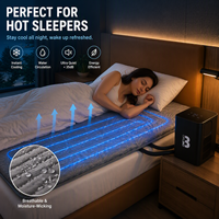 Matelas refroidi par eau pour système de refroidissement intelligent de lit, coussin à température réglable pour chambre, hôtel, usage en station balnéaire
