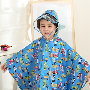Impermeabile per Bambini Stile <span class=keywords><strong>Poncho</strong></span> con Stampa Animale Completa, Mantella Antivento con Ampia Tesa, <span class=keywords><strong>Poncho</strong></span> alla Moda per Ragazzi e Ragazze - Product Image 1