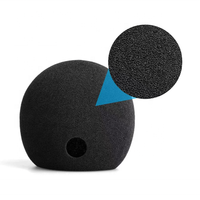 Housse de microphone en mousse à livraison rapide, bonnette anti-vent en fausse fourrure pour microphone Blue Snowball 13.5+11.5+7.5cm