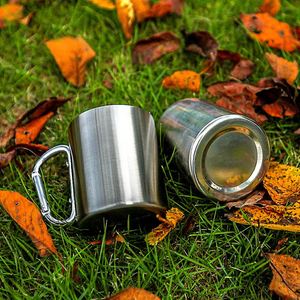 Premium Feel Stainless Steel Double Wall Insulated Coffee Cup <b>Microwave</b> Safe Durable Leak-Proof for Home Party Use - Product Image 1