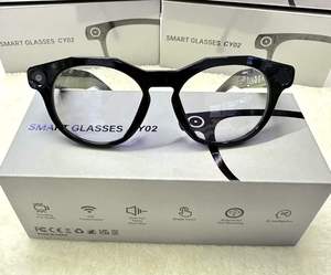 Gafas Inteligentes con Cámara IA CY02 2026, 13 Millones de Píxeles, Altavoz Dual, Llamadas Nítidas, Puerto de Carga USB-C - Product Image 3