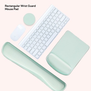 Custom Color Cartoon Logo Smooth Surface Ergonomic Memory Foam Mouse Pad with Wrist Rest and Anti-Slip Base for Office <b>Gaming</b> - Product Image 2
