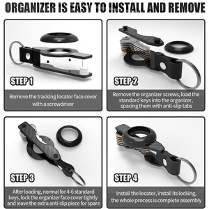 <span class=keywords><strong>Key</strong></span> Organizer nhỏ gọn chủ kim loại Keychain tối giản <span class=keywords><strong>Key</strong></span> trường hợp chủ cho Keychain chặt 1-5 phím quản Gia túi mới - Product Image 6