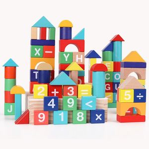 Kids Skill Stacking Numbers Alphabets <b>Block</b> Toys Environmentally Wooden <b>Building</b> <b>Blocks</b> for Toddlers - Product Image 4