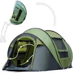 Grosir Luar Ruangan Besar Tenda Instan Otomatis Tahan Air Tenda Berkemah Pop Up Tenda