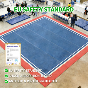 Tapis de gymnastique et de cheerleading à motifs, avec fixation <span class=keywords><strong>Velcro</strong></span> robuste, pour la mise en place sur le sol - Product Image 2