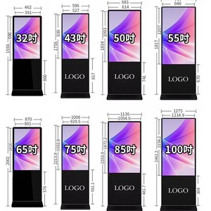 Kioscos publicitarios LCD Hiseeview de 65 pulgadas con pantalla táctil Android Windows, pantalla de señalización digital para promoción en centros comerciales y tiendas. - Product Image 4