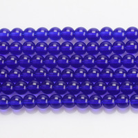Verre multicolore DIY accessoires porcelaine artificielle perles de jade perles éparpillées acrylique macaron couleur ronde perle de verre