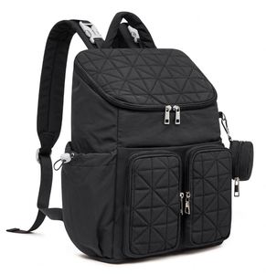 Mochila Pañalera, Bolsa de Bebé con 15 Bolsillos, Bolso de Viaje para Niña o Niño con Bolsillo Térmico, Linda Bolsa de Pañales con Correas para Cochecito - Product Image 2