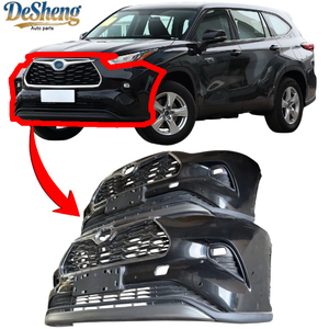 Kit carrosserie populaire pour Toyota Highlander, pare-chocs, feux LED, ailes, capots, portes, pare-brise, calandres, radiateurs, ailerons de voiture. - Product Image 1