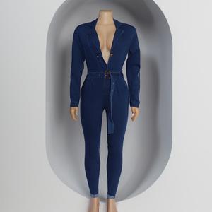 Bonne vente Afrique Denim Combinaison Femmes Élastique Force Pantalon Jean Pour <span class=keywords><strong>Femme</strong></span> Ceinture <span class=keywords><strong>Jeans</strong></span> Pantalon pour Femmes - Product Image 4