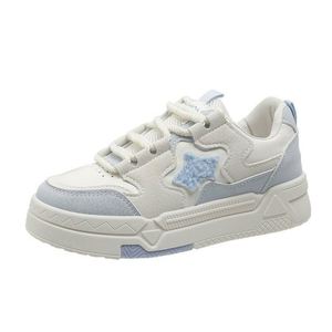 Zapatillas informales con estampado de estrellas para mujer, zapatos con cordones y suela suave, calzado diario cómodo y a la moda para estudiantes, talla pequeña - Product Image 5