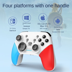 S01pro Wireless per <span class=keywords><strong>Gamepad</strong></span> Bluetooth 6 assi giroscopio somatosensoriale Burst Switch <span class=keywords><strong>PC</strong></span>/Android/IOS/TV connettività ruota del gioco - Product Image 4