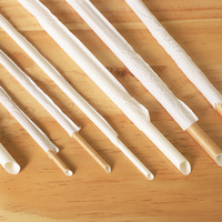 Pailles pour thé écologique à bulles, tout deux pièces, enveloppées individuellement, en papier biodégradables, en stock