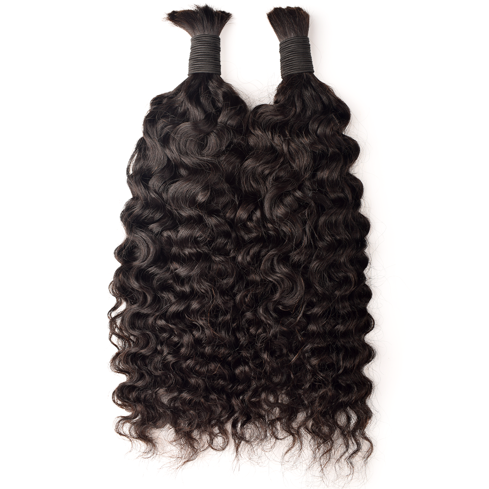 Vast Hair Workshop Craft Detail 4 for KAMA Wholesale Raw Human Hair Braiding Bulk Hair Natural Black Wet and Wave Curl Boho Knotless Human Braiding Hair Bundles