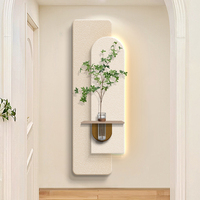 Haut de gamme salon couloir fond mur grès décor à la maison peintures hydroponique plantes d'intérieur LED peinture