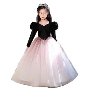 लक्जरी सुरुचिपूर्ण डिजाइन पहनने-प्रतिरोधी शरद ऋतु और सर्दियों की पोशाक लंबी स्कर्ट लड़कियों - Product Image 1