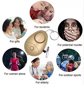 Sirena de Alerta de <span class=keywords><strong>Defensa</strong></span> Personal de 130db, Alarma de Pánico de Seguridad Antiataque para Niños, Niñas, Mujeres Mayores, Electrónica de Consumo Fuerte - Product Image 6