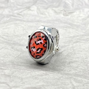 <span class=keywords><strong>Reloj</strong></span> <span class=keywords><strong>de</strong></span> Anillo Vintage con Diseño <span class=keywords><strong>de</strong></span> Leopardo, Cubierta Ovalada Abatible, Relojes <span class=keywords><strong>de</strong></span> Dedo <span class=keywords><strong>de</strong></span> Aleación, Esfera <span class=keywords><strong>de</strong></span> 6 Colores, Correa Elástica <span class=keywords><strong>de</strong></span> Acero Inoxidable, Anillos <span class=keywords><strong>de</strong></span> <span class=keywords><strong>Reloj</strong></span> Unisex - Product Image 4