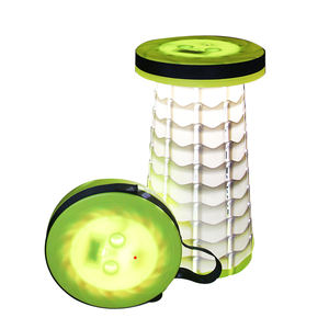 Bangku lipat bahan PP bangku perjalanan luar ruangan nyaman ringan dengan tinggi yang dapat diatur untuk penggunaan sekolah taman Hotel - Product Image 1