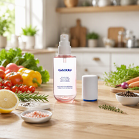 Flacon pulvérisateur à brume fine en plastique PET rechargeable pour cosmétiques, soins de la peau, tonique, parfum