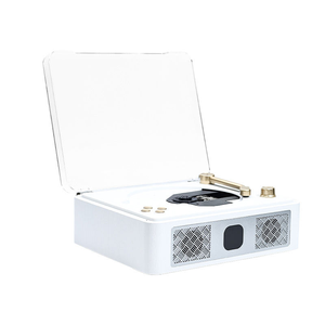 Reproductor de CD Retro Personalizado de Fábrica con Altavoces Estéreo Integrados, Transmisor y Receptor de Audio Inalámbrico para el Hogar - Product Image 1