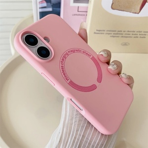 เคสโทรศัพท์มือถือ iPhone 16 Pro Max 15 Plus 14 13 Pro  แบบแม่เหล็ก ซิลิโคนเหลว  รุ่น Macaron  แบบนิ่ม  ผิวด้าน - Product Image 2