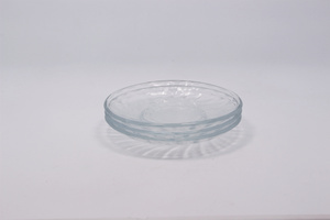 Assiettes en verre transparentes personnalisées en gros pour dîner et desserts - Product Image 2
