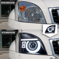 Kit de conversion de phares LED 12V Neuf pour Land Cruiser Prado 2003-2009 avec feux de jour et clignotants