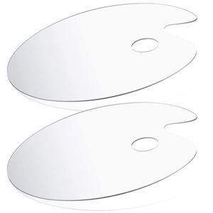 <span class=keywords><strong>Palette</strong></span> <span class=keywords><strong>de</strong></span> <span class=keywords><strong>peinture</strong></span> à l'huile transparente en acrylique, anti-adhésif ovale, 15.7x11.8 pouces, pour <span class=keywords><strong>peinture</strong></span> artisanale, bricolage, 1 ou 2 pièces - Product Image 1