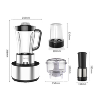 Happy Partner Smoothie Mixer 600W Puissant Personal Juicer Blender Électrique Licuadoras Multifonctionnel Juicer Blender