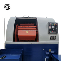 Machine de polissage centrifuge industrielle à quatre tambours Hengda Motor, puissance 7,5 kW, tension 380 V, pour le débavurage et le chanfreinage des pièces métalliques