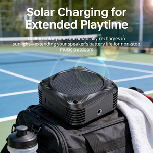 Altavoz Inalámbrico con Energía Solar <span class=keywords><strong>ES</strong></span>-T81, IP66 Impermeable, Audio para Exteriores con 20 Horas de Reproducción, Controlador de 52 mm para Ciclismo y Senderismo - Product Image 4