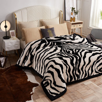 Überlegene Qualität Promotion Custom ized Pattern Luxus 100% Polyester Super Soft Cosy Raschel Nerz Decke