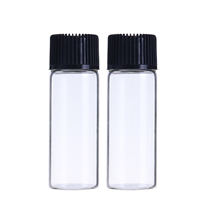 Rond 5ml clair petites bouteilles d'huile de parfum pour les échantillons
