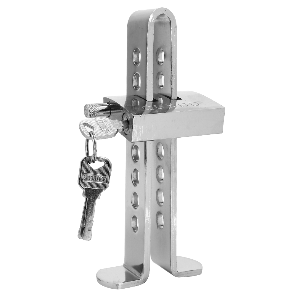 SinoDiving 26066/1039 Stainless Steel Car Brake Clutch Pedal Lock - Anti-Theft Security Tool