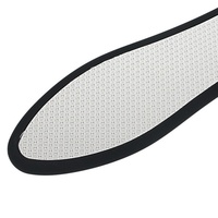 Râpe électrique professionnelle en acier inoxydable avec poignée en plastique, double face, pour éliminer les callosités et des soins pédicure impeccables