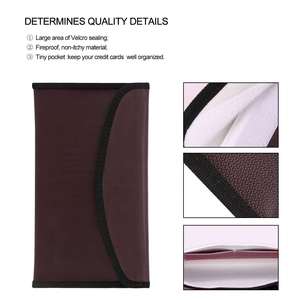 CUSTOM Fireproof PP & Fiberglass <b>Document</b> <b>Bag</b> Office & School Use Cash Envelope Holder Filing Product - Product Image 4