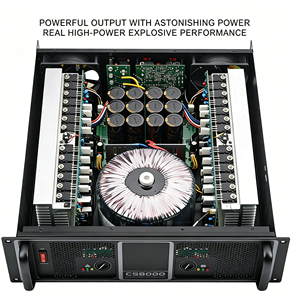 Amplificateur de puissance professionnel pur de 300W-1100W pour la scène - Haute puissance, faible distorsion pour spectacles/théâtres/grands événements - Product Image 4