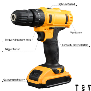 <span class=keywords><strong>Taladro</strong></span> Inalámbrico F Fdz2-2 de 2 Velocidades con Motor sin Escobillas de 21v y Función de Arranque Suave - Product Image 6