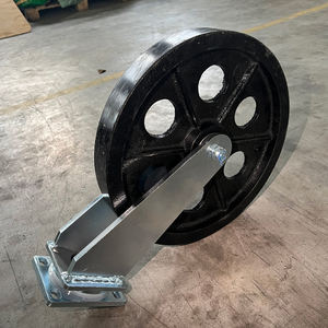 Große Lenk rollen 16 Zoll Ganzmetall-Lenk rollen 1000kg Laden von Gusseisen rollen für die Industrie fabrik - Product Image 1