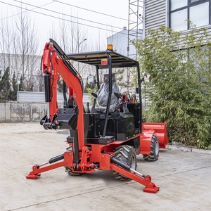 Supply Multi-purpose Backhoe <b>Wheel</b> 18.2kw Engine 400kg Load High Efficiency for <b>Small</b> - Product Image 1