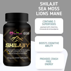 Cápsulas de Shilajit, Suplemento Natural al por Mayor para Energía, Salud Cerebral, Refuerzo Inmunológico y Rendimiento Físico, Suministro OEM - Product Image 3