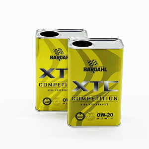 Latas de Metal para Aceite Lubricante de 1L, de Alta Calidad, OEM/ODM, Cuadradas y Rectangulares, Impresión Offset, Logotipo Personalizado, con Tapa de Plástico - Product Image 3