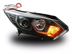 CARMATES, superventas, montaje de faros LED DRL, lámparas delanteras, luz de cabeza de señal de giro para <span class=keywords><strong>Honda</strong></span> 2014 <span class=keywords><strong>HRV</strong></span> HR V Vezel 2018- - Product Image 5