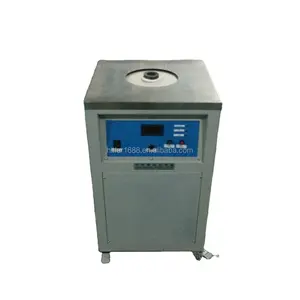 Mini horno de inducción de fusión de platino de 5 KW y 1 KG con caja de gabinete y crisol de grafito puro