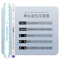 Stylo marqueur médical pour la peau, double pointe ronde de 6 mm, encre effaçable couleur personnalisée pour chirurgie corporelle et usage hospitalier